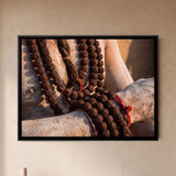 Rudraksha Beads in Hand