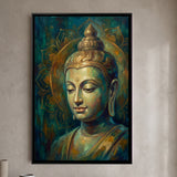 Buddha Head with a Circular Halo