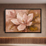 Single Large Blush Magnolia Bloom