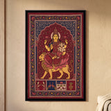 Skandamata with Infant Skanda on Her Lion