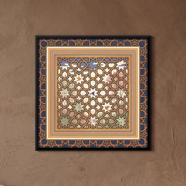 Geometric Star Tile Panel