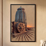 Temple Chariot at Sunset