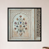 Marble Flower Vase Panel