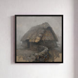 Thatched Hut in the Mist