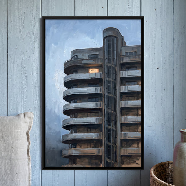 Art Deco Apartment Facade