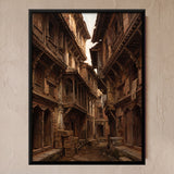 Narrow Lane of Carved Havelis