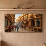 Women Walking a Haveli Lane
