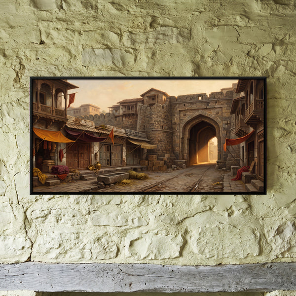 Bazaar Street at a Fort Gateway