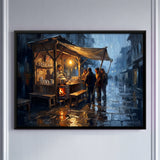 Chai Stall at Night