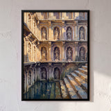 Carved Stepwell Wall