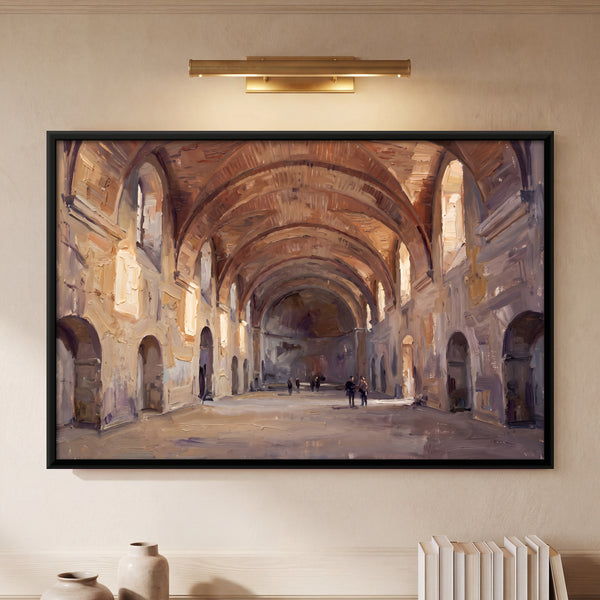 Vaulted Hall with Arched Recesses