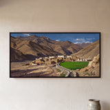Himalayan Village and Green Fields