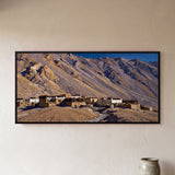 Village Beneath a Barren Mountain