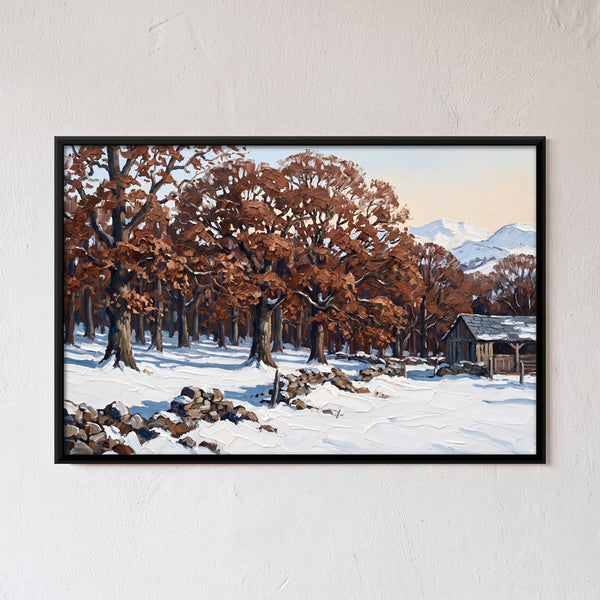 Oak Grove in Deep Snow