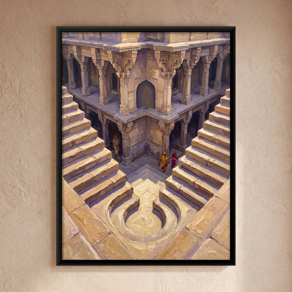 Carved Stepwell Steps