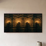 Temple Carvings by Lamplight