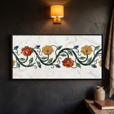 Flowering Vine in Marble Inlay
