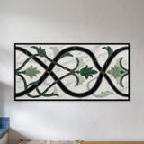 Marble Inlay Vine Border