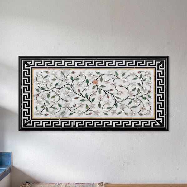 Jasmine Vine in Marble Inlay Style