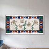 Lilies in Marble Inlay Style