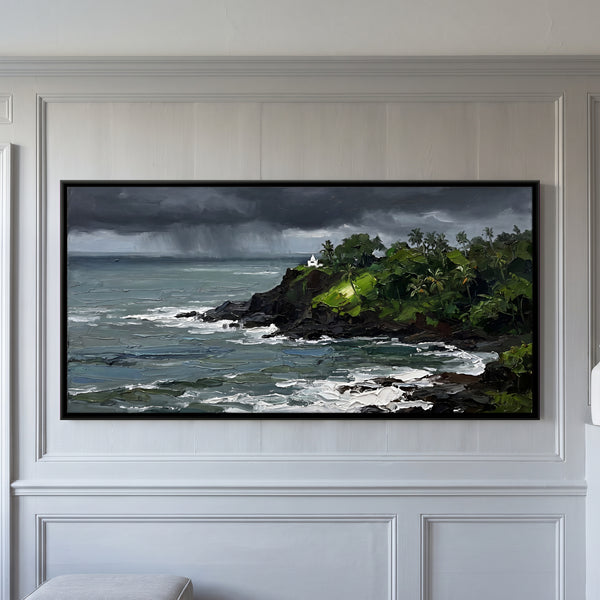 Storm over a Wooded Headland