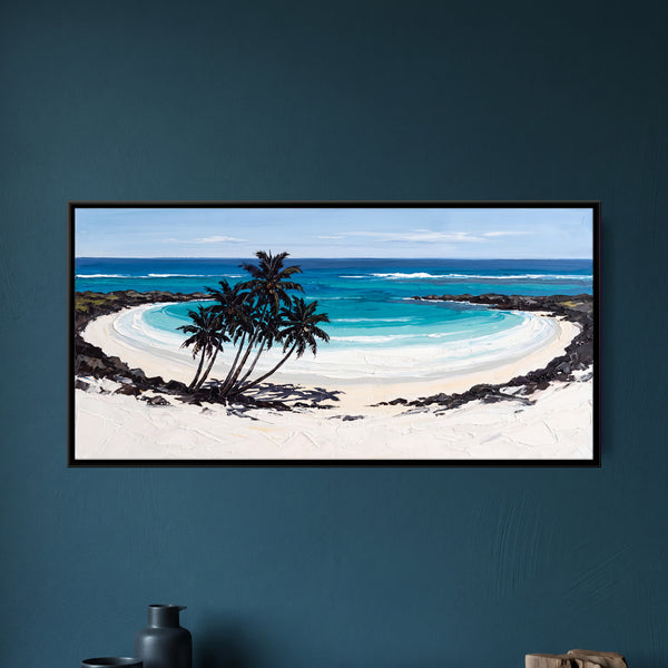 Palms on a Turquoise Cove