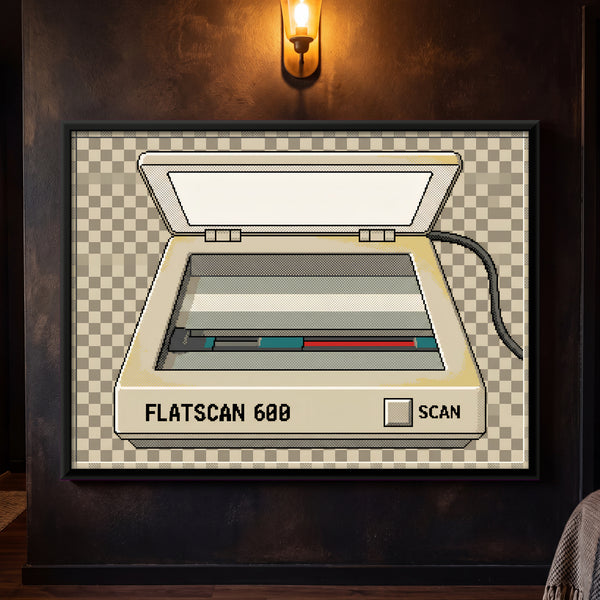 Open Flatbed Scanner