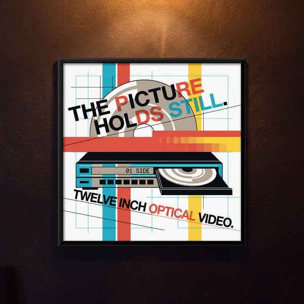 Laserdisc Player with Disc and Text