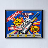 Retro Cordless Phone Box Art
