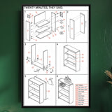 Flat-Pack Shelf Assembly