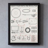 Record Player Parts Diagram