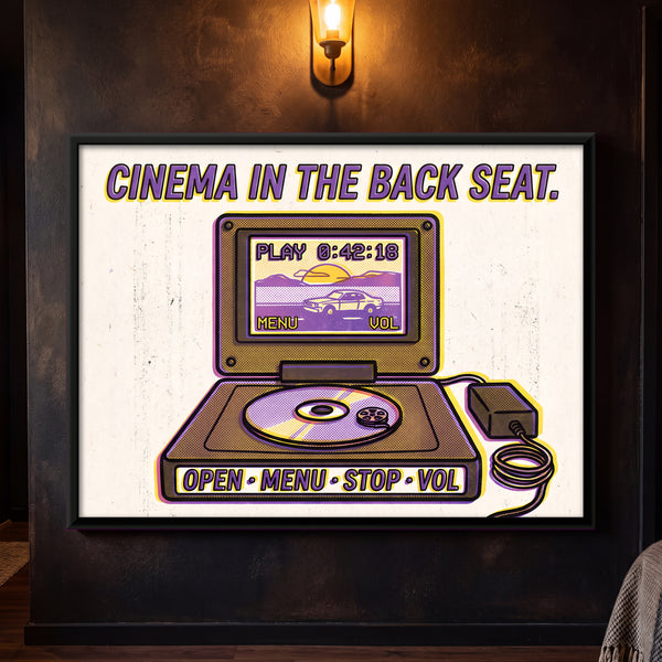 Open Portable DVD Player with Disc