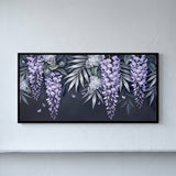 Cascading Lavender Wisteria Racemes