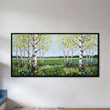 Birches in a Spring Meadow