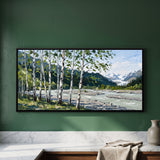 Birches by a Mountain River