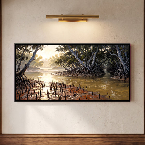 Sunlit Mangrove Creek