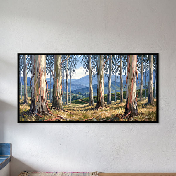 Eucalyptus Grove Above a Valley