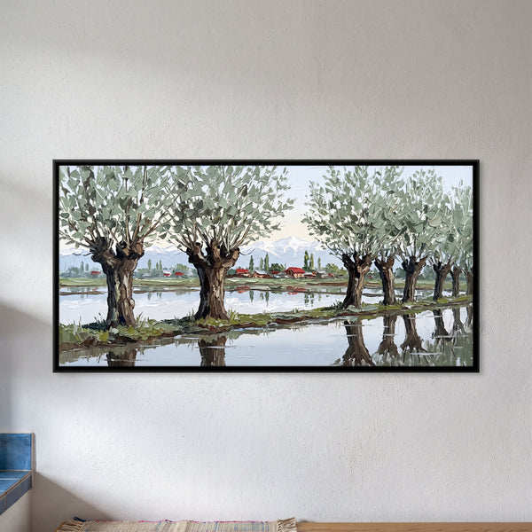 Willows by a Flooded Meadow