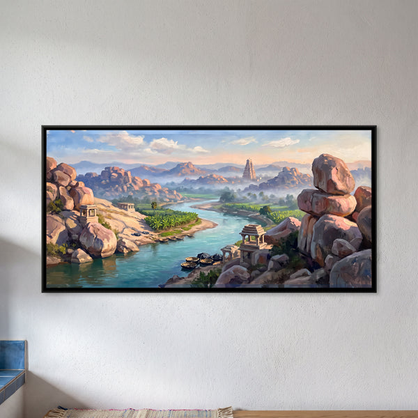 Hampi Boulders and River
