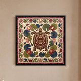 Tortoise in a Lotus Pond in Sand