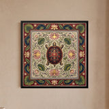 Turtle in a Lotus Pond in Terracotta