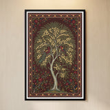 Amla Tree with Birds in Umber