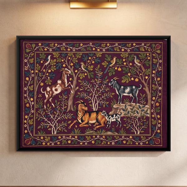 Goats Among Fruit Trees