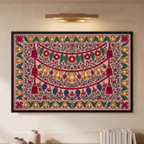 Decorative Toran with Hanging Temple Bells