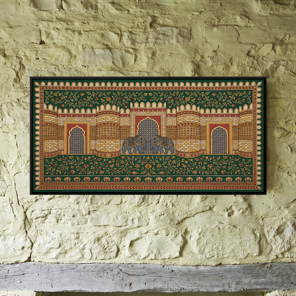 Elephants at the Fort Gate