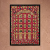 Hawa Mahal Facade in Crimson
