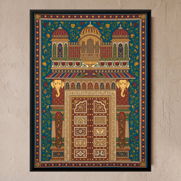 Palace Door with Elephants
