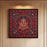 Shri Ganesh in a Medallion