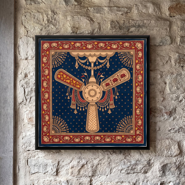 Three-bladed Ceiling Fan with Tassels