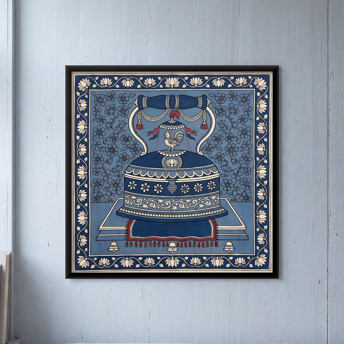 Vintage Charcoal Iron - framed canvas art hung on a wall